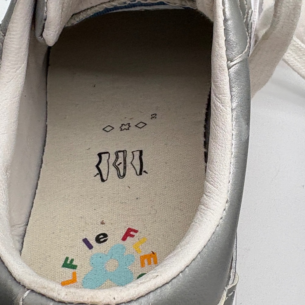 Converse Golf Le Fleur One Star Metallic Silver Sneakers‎ Tyler The Creator W 6 - Picture 11 of 12